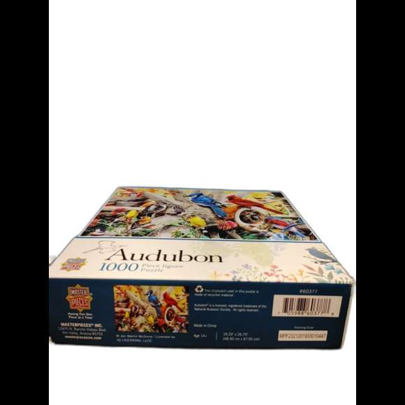 Audubon Backyard Birds by Jan Martin McGuire 1000 Piece Puzzle MasterPieces - Picture 7 of 7